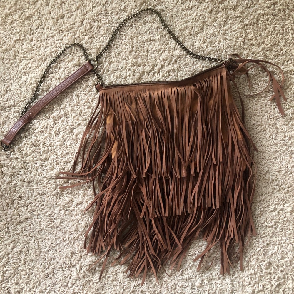 Fringe purse